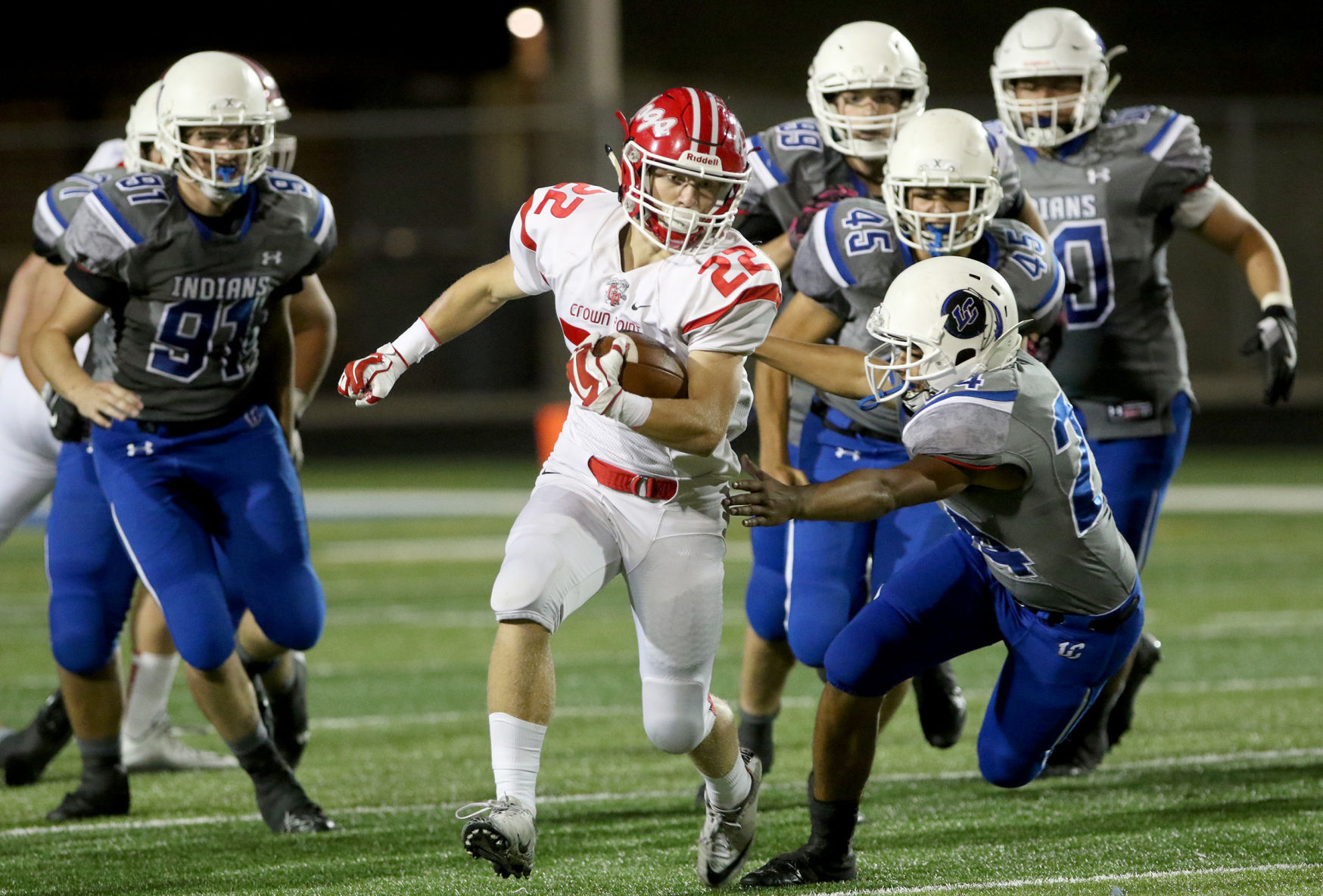 Crown Point at Lake Central football